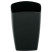 Stand-glass STAMM "Tropic", plastic, square, black