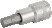 1/2" Socket head for screws with hex socket 6 mm 7809M-6