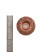 NS05-6818 Rough hemisphere, Ø76x32mm, AH 14mm, 18 Grit