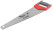 Wood hacksaw, 7 TRI medium tempered tooth, 2D sharpening, 450 mm rubberized plastic handle