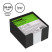 The block for STAMM records, 9*9*4,5 cm, plastic box, white, white 65-70%