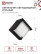 Outdoor LED Lamp DBU ROMB-1230BL 12W 3000K IP54 Black IN HOME