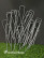 Garden staples for covering material U-shaped 20 pieces metal