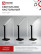 LED Table Lamp SIMPLE CCO-02H 10W 625Lm Sensor, Adapter BLACK IN HOME