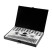 Set of taps and dies 60 items in a metal case