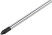 Screwdriver "Master", CrV steel, rubberized handle 5x100 mm PH1
