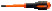 Combined insulated screwdriver with handle ERGO SL 6 mm/PH2x100 mm