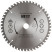 Saw blade for circular saws on wood, special tooth shape 185 x 20/16 x 48T