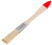 Flute brush "Standard", nature.light bristles, wooden handle 1/2" (13 mm)