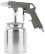 Sandblasting gun, aluminum bottom tank 1000 ml, quick-release connection, 240 kg/min