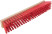 Profi wooden outdoor brush, stiff bristles, threaded hole at an angle, 5-row, 500x65 mm