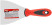 Spatula, stainless steelsteel, rubberized handle 100 mm