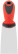 Spatula, stainless steelsteel, rubberized handle 40 mm
