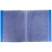 Folder with 40 Berlingo "Line" inserts, 21 mm, 500 microns, blue