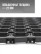 Dirt-resistant door Mat with through holes 1200x800x22 mm without edging Black