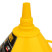 160 mm plastic funnel with metal sieve, non-spillage and flexible Denzel tip