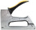 Stapler for narrow staples "type 53" 6-10 mm, metal body, rubberized lever