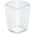 Stand-glass STAMM "Tropic", plastic, square, transparent