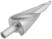 HSS step drill for metal, spiral profile, 13 steps, 6-30 mm