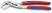 KNIPEX ALLIGATOR® клещи переставные, 50 мм (2"), под ключ 46 мм, L-250 мм, хром, 2-к ручки