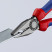 Pliers comb., cut: provol. cf. Ø 3.4 mm, solid. Ø 2.2 mm, cable Ø 12 mm (16 mm2), L-180 mm, black, 2-k handles