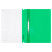 The folder is a plastic folder. perf. STAMM A4, 180mkm, green with an open top