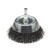 Brush 616 stainless steel bowl, corrugation for drills Expert 6gr xb 6.35 mm D75 mm pack. 1/15/45