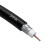RL-64-PE100 ERA Coaxial Cable RG-6U, 75 Ohm, CCS/(64% Al braid), PE, color black, 100 m coil, SIMPLE