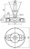 Виброопора (буфер резинометаллический) M6x18 до 23 кг KIPP K0571.02002055