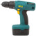 Drill-Screwdriver acc. 14.4 V; 0-550 rpm; 10.5 Nm; 2 (Ni-Cd) 1.2 Ah; 3-5 h.; res. tilt; case