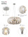 Rivoli Meike Chandelier 4080-205 5X14 40W design
