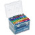 A set of double-sided markers for sketching Gamma "Studio" 108tsv., basic colors, triangular body, bullet-shaped /wedge-shaped. tips, plastic case