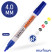 Marker paint MunHwa "Industrial" blue, 4mm, nitro base, for industrial use