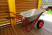 Industrialist 2-wheel reinforced wheelbarrow, 110 liters (air wheel)