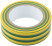 PVC self-extinguishing electrical tape 19 mm x 0.13 mm x 10 m (yellow-green)