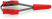 Пинцет для удаления изолирующего лака с медных кабелей, сменные ножи для различных параметров зачистки, зачистка: Ø 0.6 мм, L-120 мм, 1-к ручки
