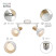 Rivoli Lorena 7052-702 spot wall and ceiling lamp 2 x E14 40 W rotary
