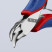 Плоскогубцы захватные для электроники, плоскокруглые губки, голова под 45°, L-115 мм, 2-к ручки