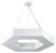 ERA Geometria LED Lamp SPO-123-W-40K-045 Hexagon 45W 4000K 2900Lm IP40 600*80 White Hanging Driver inside