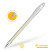 Ручка гелевая Crown "Hi-Jell Pastel" желтая пастель, 0,8мм