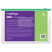Berlingo A4 zip envelope folder, 150 microns, with a pocket for business cards, transparent, assorted
