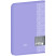 Berlingo "Starlight S" A5+ zipper folder, 600 microns, purple, with a pattern