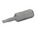 1/4" Screw bits with slot 1.6x9 mm, L=25 mm, 10 pieces