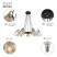 Люстра Rivoli Cathy 5106-307 7 х Е14 40 Вт лофт - кантри