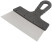Spatula, stainless steel blade, 200mm plastic handle
