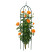 Geoplastboard support for roses, collapsible, height 185cm, metal