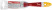 Flute brush "Master", natural. bristle, wooden handle 1" (25 mm)