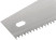 Universal wood hacksaw, 6.0 mm pitch, plastic rubberized handle 500 mm