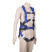 Safety harness with integrated belt for holding and positioning DVX07