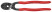 KNIPEX CoBolt® XL болторез, с выемкой, L-200 мм, рез: ср. Ø 5.6 мм, тв. Ø 4 мм, роял. струна Ø 3.8 мм, чёрн., 1-к ручки